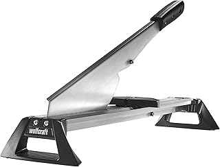 wolfcraft 6937000 - Presse Coupante LC 600 - Pour Sols Stratifiés et Vinyle - Guillotine manuelle - Epaisseur de Lames Max. 11 mm