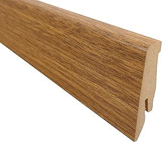 Plinthe pour stratifié TRECOR® Trend Oak Dark - Format : 58 x 19 x 2600 mm - Vous achetez 1 pièce de 260 cm de longueur (plinthe | 260 cm, Trend Oak Dark)